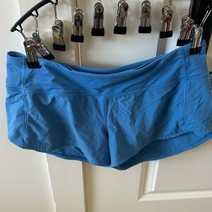 lululemon athletica Blue Athletic Running Shorts